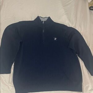 Beverly Hills Polo Club Dark Blue Zip-Up Sweater